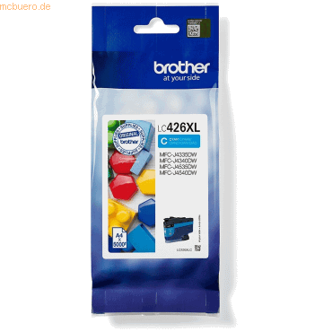 Brother Brother Tintenpatrone LC-426XLC Cyan (ca. 5000 Seiten) von Brother
