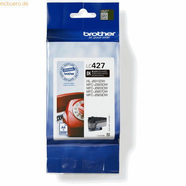 Brother Brother Tintenpatrone LC-427BK (ca. 3000 Seiten) von Brother