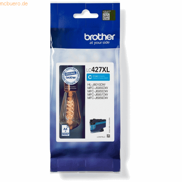 Brother Brother Tintenpatrone LC-427XLC (ca. 5000 Seiten) von Brother