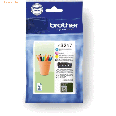 Brother Brother Tintenpatronen LC-3217 Multipack (je 1x BK/M/C/Y) von Brother