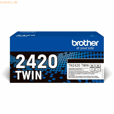 Brother Brother Toner Doppelpack TN-2420TWIN (ca. 2x 3000 Seiten) von Brother