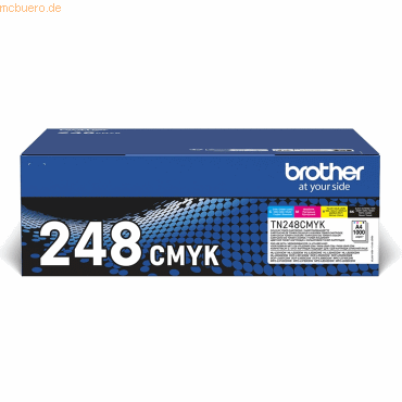 Brother Brother Toner TN-248VAL Value Pack (je 1x BK/M/C/Y) von Brother