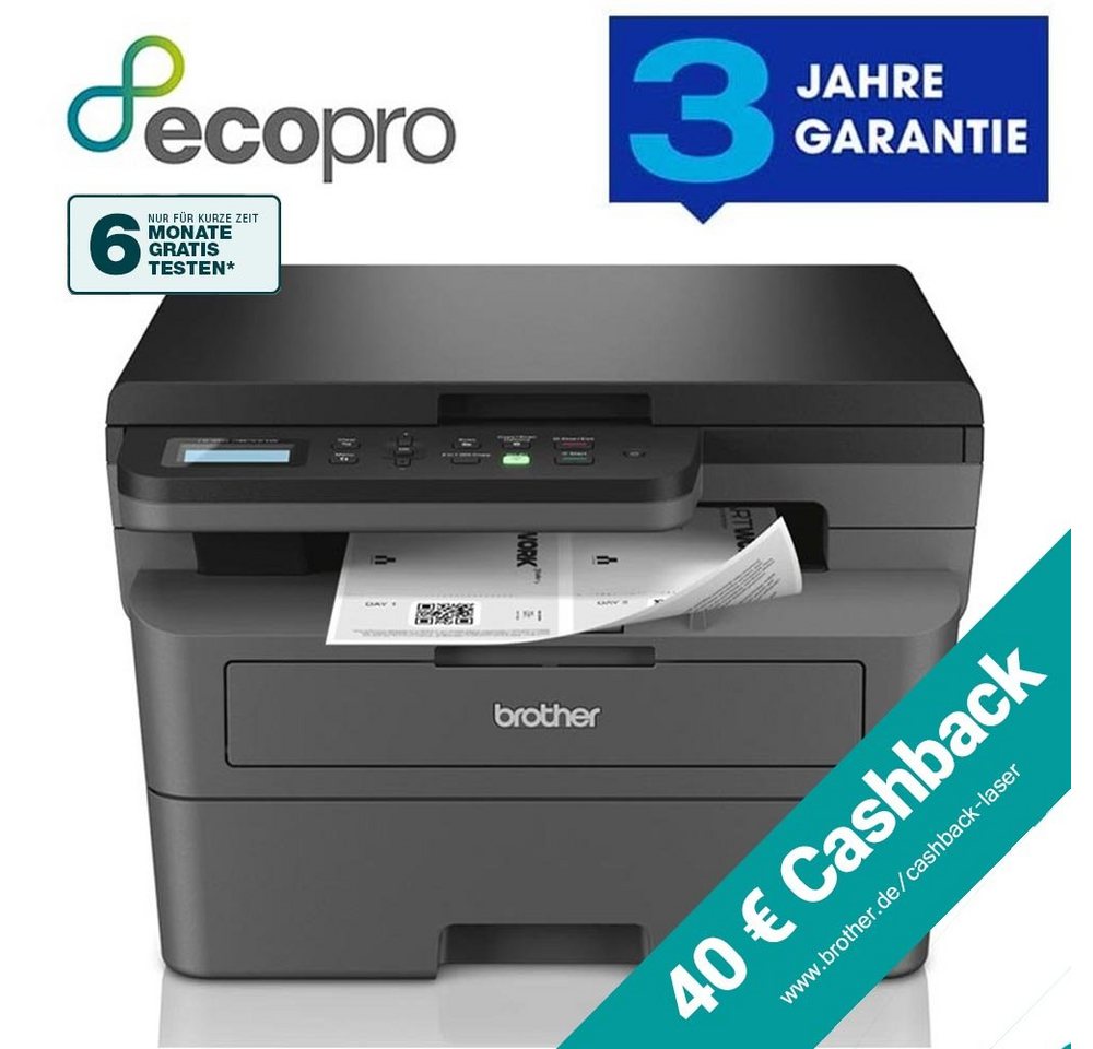 Brother DCP-L2627DWE 3in1 Multifunktionsdrucker (EcoPro) Multifunktionsdrucker von Brother