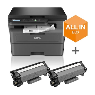 Brother DCP-L2627DWXL S/W-Laserdrucker Scanner Kopierer USB WLAN von Brother