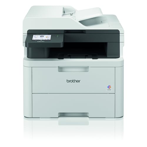 Brother DCP-L3555CDW - Kompaktes 3-in-1 Farb-LED Multifunktionsgerät mit WLAN/LAN, ADF und Duplexdruck von Brother