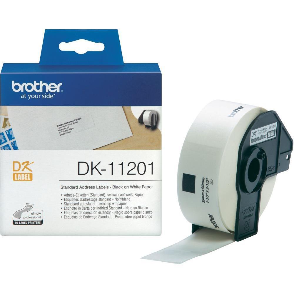Brother DK-11201 - Adressetiketten - 29 x 90 mm - 400 Etikett(en) - für QL 10... von Brother