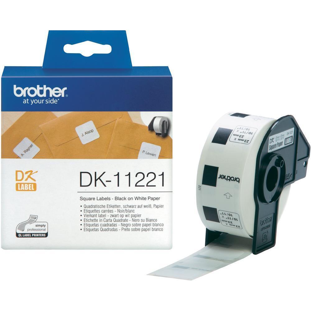 Brother DK-11221 - Etiketten - 23 x 23 mm - 1000 Etikett(en) - für QL 1050, 1... von Brother