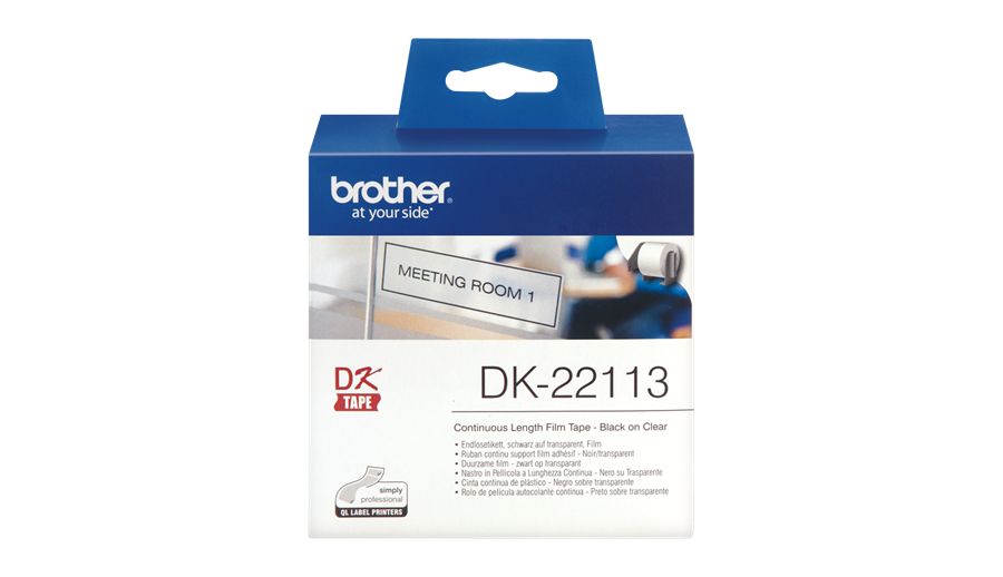 Brother DK-22113 - Folie / Film - klar - Roll (6,2 cm x 15,2 m) (DK-22113) von Brother