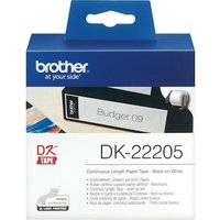 Brother DK-22205 Endlosetiketten – schwarz auf weiß, 62 mm x 30,48 m Brother DK-22205 Endlosetiketten – schwarz auf weiß, 62 mm x 30,48 m von Brother