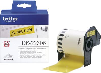 Brother DK-22606 - Folie / Film - Gelb - Roll (6,2 cm x 15,2 m) (DK-22606) von Brother