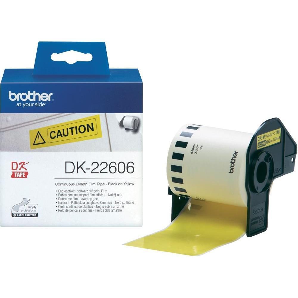 Brother DK-22606 - Folie / Film - Gelb - Rolle (6,2 cm x 15,2 m) - für QL 105... von Brother