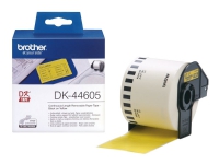 Brother DK-44605 Continuous Removable Yellow Paper Tape (62mm), Gelb, DK, 62 mm x 30.48m, 1 Stück(e) von Brother