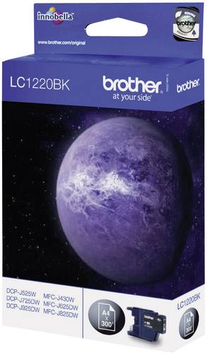 Brother Druckerpatrone LC-1220BK Original Schwarz LC1220BK Brother Druckerpatrone LC-1220BK Original Schwarz LC1220BK von Brother