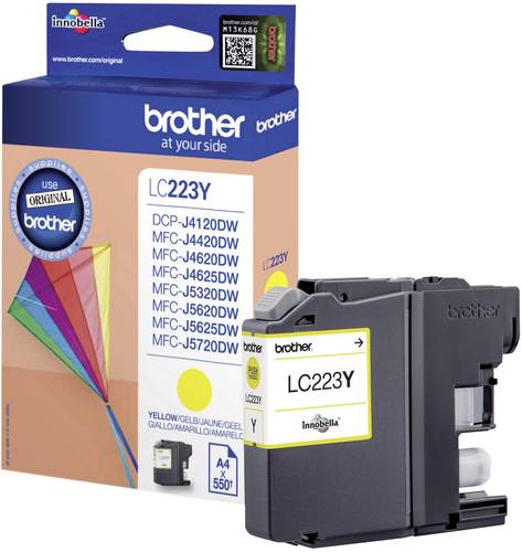 Brother Druckerpatrone LC-223Y Original Gelb LC223Y von Brother