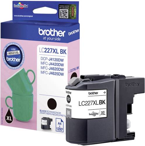 Brother Druckerpatrone LC-227XLBK Original Schwarz LC227XLBK von Brother