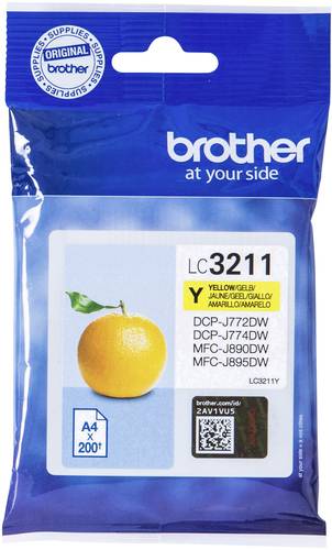 Brother Druckerpatrone LC-3211Y Original Gelb LC3211Y von Brother