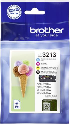 Brother Druckerpatrone LC-3213 VALDR Original Kombi-Pack Schwarz, Cyan, Magenta, Gelb LC3213VALDR Brother Druckerpatrone LC-3213 VALDR Original Kombi-Pack Schwarz, Cyan, Magenta, Gelb LC3213VALDR von Brother