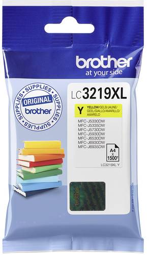 Brother Druckerpatrone LC-3219XLY Original Gelb LC3219XLY von Brother