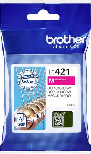 Brother Druckerpatrone LC-421M Original Magenta LC421M von Brother