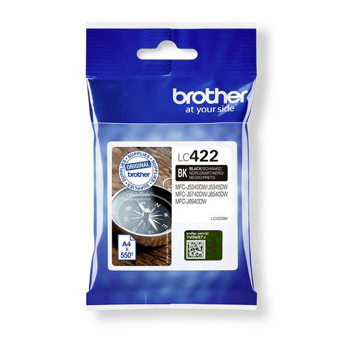 Brother Druckerpatrone LC-422BK Original Schwarz LC422BK Brother Druckerpatrone LC-422BK Original Schwarz LC422BK von Brother