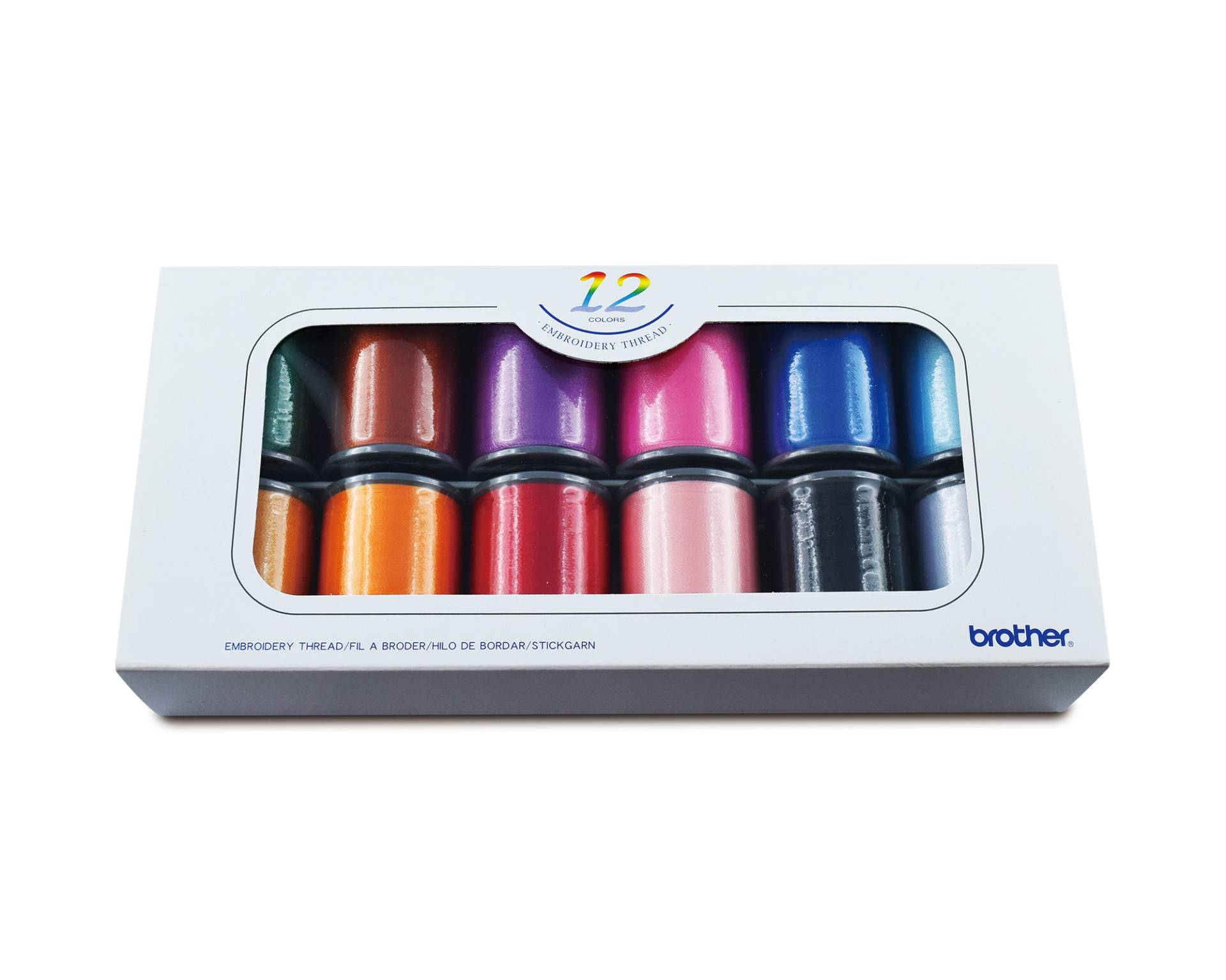 Brother - ETS12 Embroiderythread Set (12 Colours) von Brother