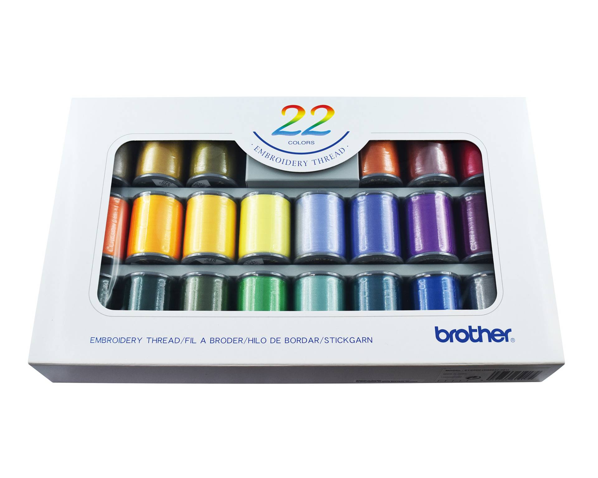 Brother - ETS22 Embroiderythread Set (22 Colours) von Brother