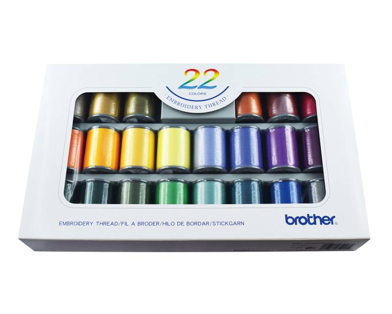 Brother - ETS22 Embroiderythread Set (22 Colours) von Brother