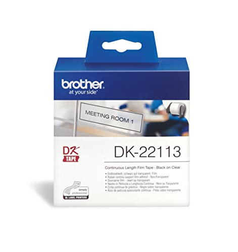 Brother Endlos-Etikett (Film) klar, 62mm x 15,24m, DK-22113 von Brother