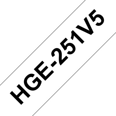 Brother HGe-251V5 Schriftband-Multipack 5x High-Grade 24mm x 8m von Brother