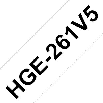 Brother HGe-261V5 Schriftband-Multipack 5x High-Grade 36mm x 8m von Brother