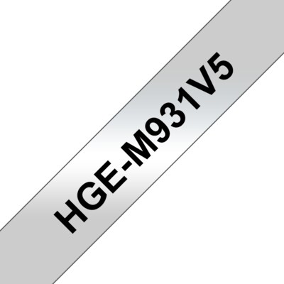 Brother HGe-M931V5 Schriftband-Multipack 5x High-Grade 12mm x 8m von Brother
