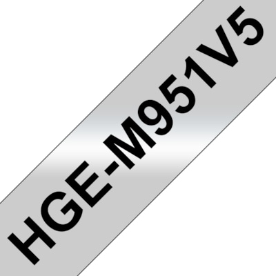 Brother HGe-M951V5 Schriftband-Multipack 5x High-Grade 24mm x 8m von Brother