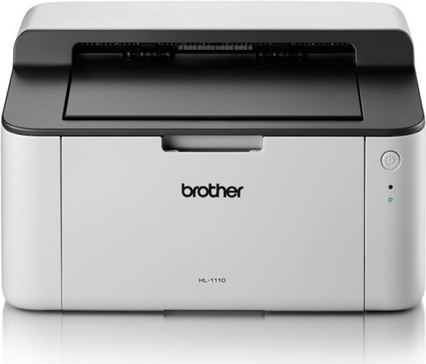 Brother HL-1110 - Drucker - monochrom - Laser - A4/Legal - 2400 x 600 dpi - bis zu 20 Seiten/Min. - Kapazität: 150 Blätter - USB 2.0 (HL1110G1) von Brother