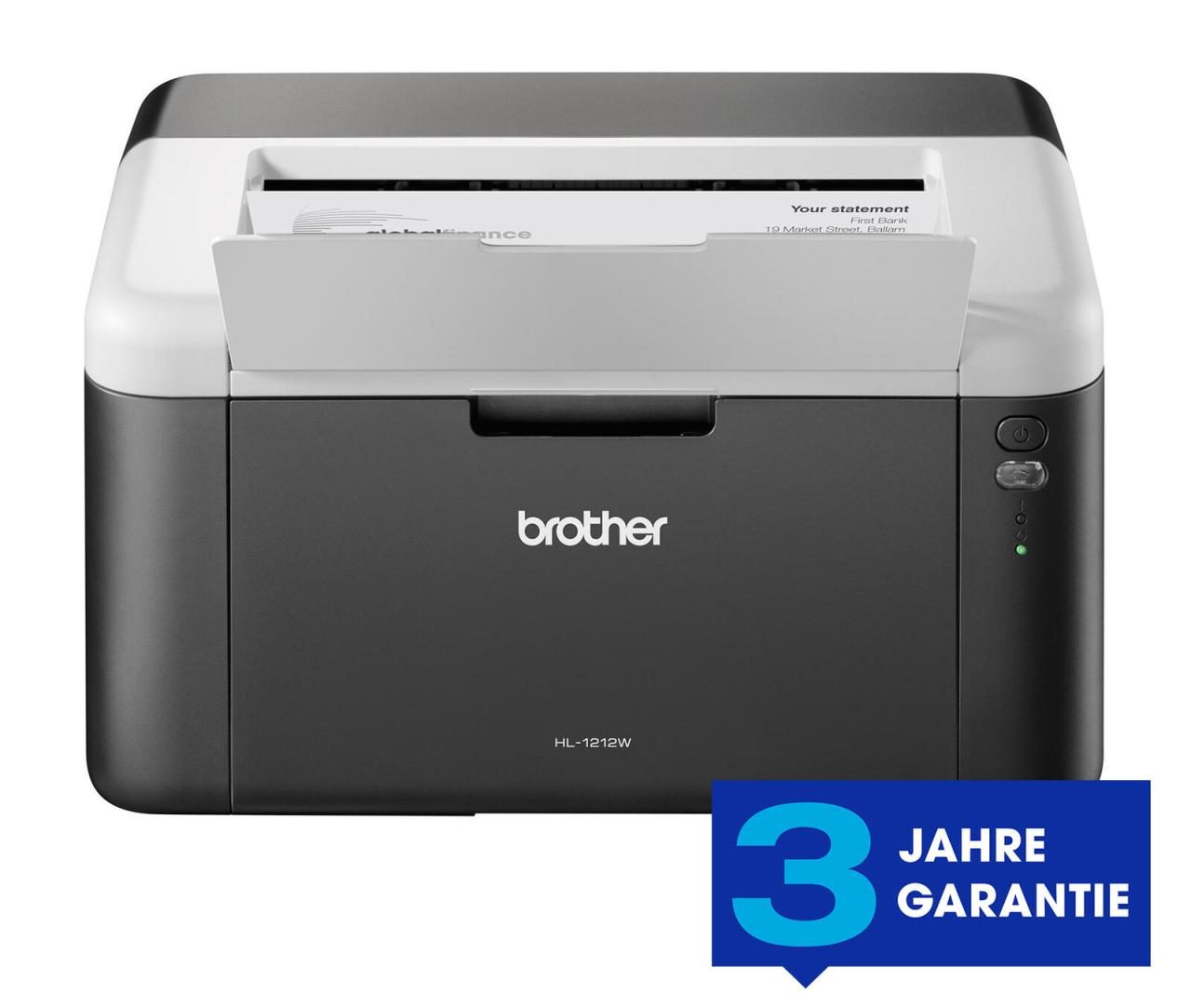 Brother HL-1212W Laserdrucker s/w von Brother