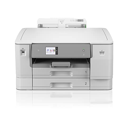 Brother HL-J6010DW DIN A3 Business-Ink Drucker (30 Seiten/Min, Tintenstrahl, USB, LAN, WLAN, Duplexdruck) weiß/grau 576 x 477 x 315 mm (BxTxH) von Brother