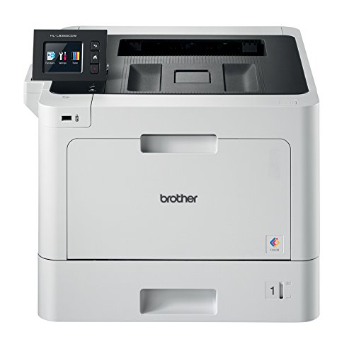 Brother HL-L8360CDWG1 Professioneller WLAN Farblaserdrucker mit NFC (31 Seiten/Min., Duplex, 2.400 x 600 dpi) weiß/schwarz von Brother
