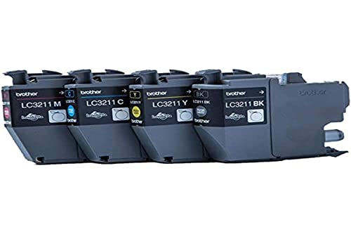 Brother Ink Cartridges Compatible with LC 3211VALDR J772/4DW, J890DW, Black, Schwarz, Cyan, Magenta, Gelb, Standard von Brother