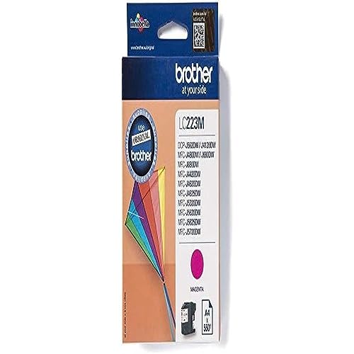 Brother LC-223M Tintenpatrone Magenta Standardkapazität 550 Seiten 1er Pack, LC223M von Brother