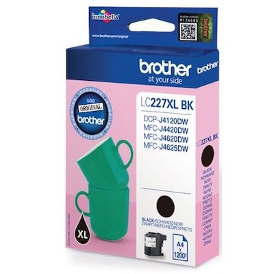 Brother LC-227XLBK Druckerpatrone schwarz 1.200 Seiten Brother LC-227XLBK Druckerpatrone schwarz 1.200 Seiten von Brother