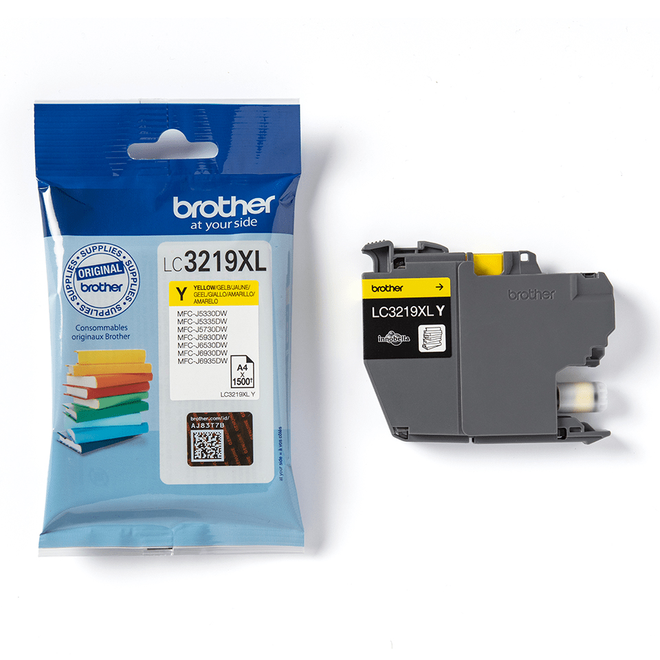 Brother LC-3219XL-Y Tintenpatrone Gelb für 1.500 Seiten Kompatibilität: MFC-J5330DW // MFC-J5335DW // MFC-J5730DW // MFC-J5930DW // MFC-J6530DW // MFC Brother LC-3219XL-Y Tintenpatrone Gelb für 1.500 Seiten Kompatibilität: MFC-J5330DW // MFC-J5335DW // MFC-J5730DW // MFC-J5930DW // MFC-J6530DW // MFC von Brother