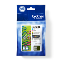 Brother LC-422XLVAL Druckerpatrone 4 Stück(e) Original Schwarz, Cyan, Magenta, Gelb von Brother