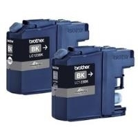 Brother LC123BK - 2er-Pack - Hohe Ergiebigkeit - Schwarz - Original - Blister mit akustischem/elektromagnetischem Alarm - Tintenpatrone - für DCP J100, J105, J132, J152, J552, J752, MFC J245, J470, J650, J6520, J6720, J6920, J870 (LC123BKBP2DR) von Brother