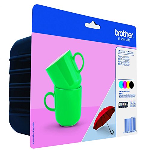 Brother LC227XL/LC225XL Original Tintenpatronen, Cyan/Magenta/Gelb/Schwarz von Brother