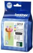 Brother LC3213 Value Pack - 4er-Pack - Schwarz, Gelb, Cyan, Magenta - Original - Tintenpatrone - für Brother DCP-J772DW, DCP-J774DW, MFC-J890DN, MFC-J890DW, MFC-J890DWN, MFC-J895DW (LC3213VAL) von Brother