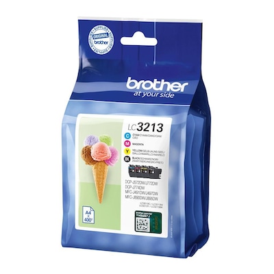 Brother LC3213VALDR original Druckerpatrone 4er-Pack Schwarz, Gelb, Cyan, Magent Brother LC3213VALDR original Druckerpatrone 4er-Pack Schwarz, Gelb, Cyan, Magent von Brother