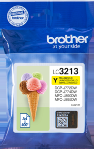 Brother LC3213Y - Gelb - Original - Tintenpatrone - für Brother DCP-J772DW, DCP-J774DW, MFC-J890DN, MFC-J890DW, MFC-J890DWN, MFC-J895DW (LC3213Y) von Brother