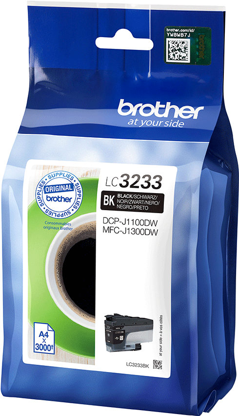 Brother LC3233BK - Schwarz - Original - Druckerpatrone (LC3233BK) von Brother
