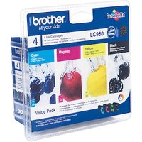 Brother LC980 Druckerpatrone Multipack (schwarz, gelb, cyan, magenta) von Brother