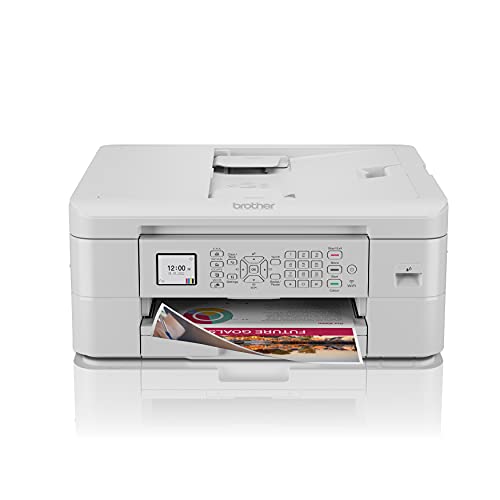 Brother MFC-J1010DW 4-in-1 Farbtintenstrahl-Multifunktionsgerät (Drucker, Scanner, Kopierer, Fax) Weiss 400 x 172 x 343 mm von Brother