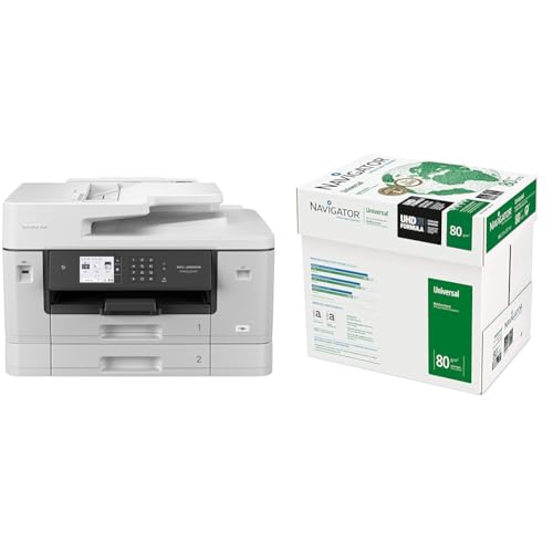 Brother MFC-J6940DW DIN A3 4-in-1 Farbtintenstrahl-Multifunktionsgerät & Navigator A4 UNIVERSAL; Druck- und Kopierpapier; A4; 5x500 Blatt; 80g (frustfreie Schutzverpackung) von Brother